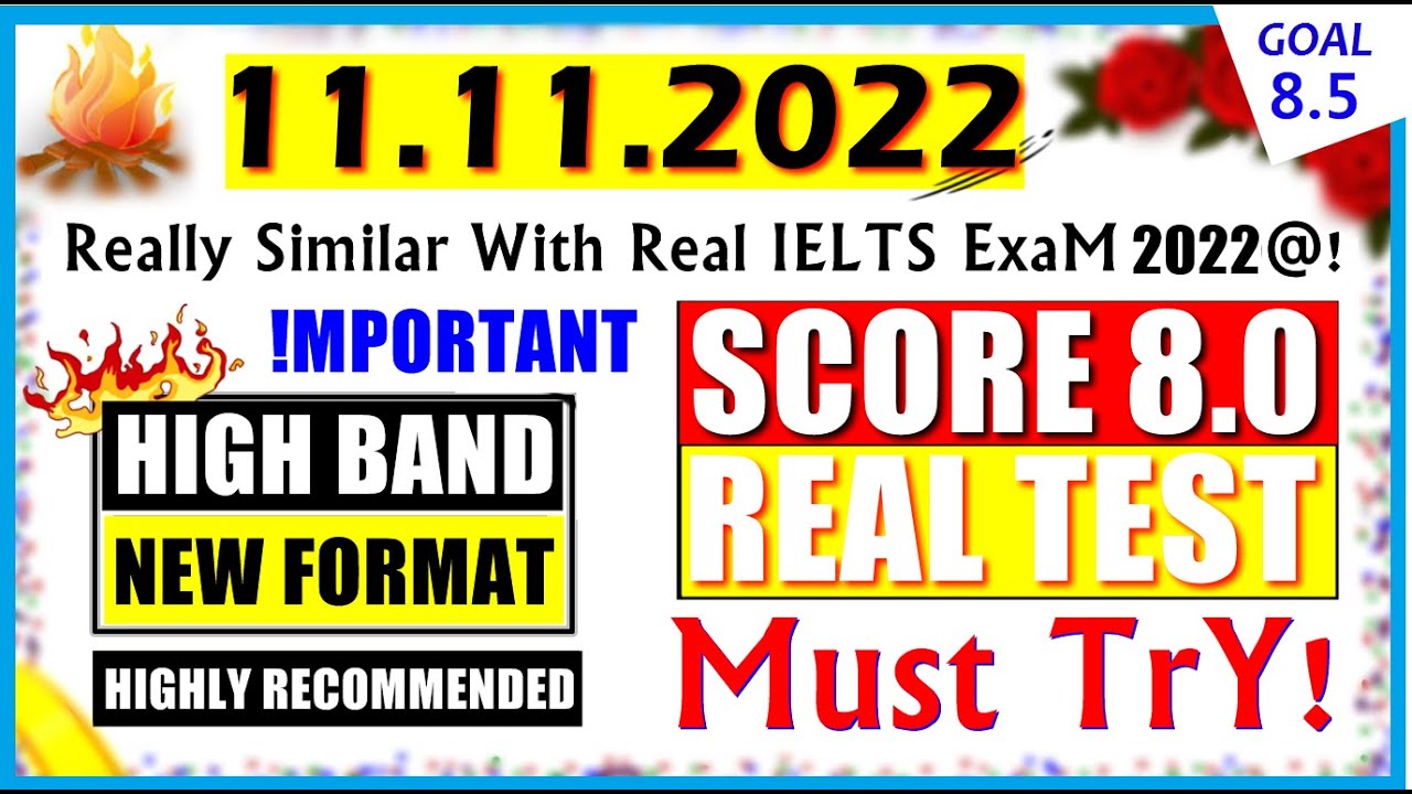 IELTS LISTENING PRACTICE TEST 2022 WITH ANSWERS | 11.11.2022