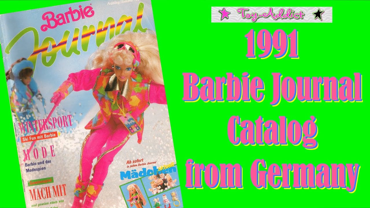 1991 Barbie Journal Fashion Catalog from Germany ~ Toy-Addict