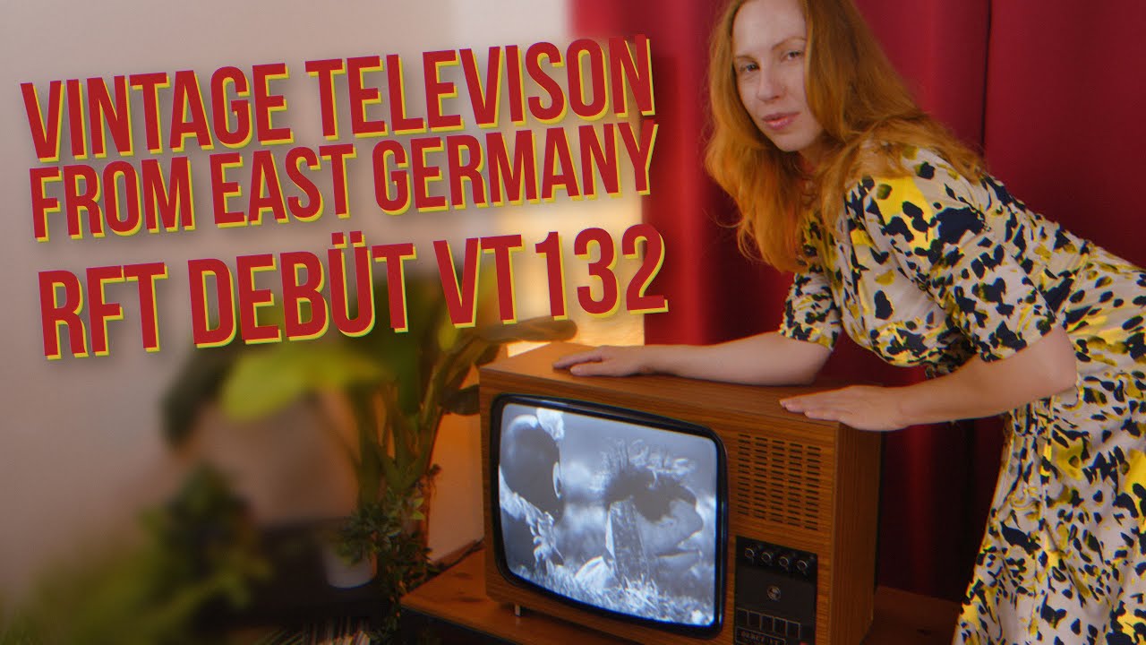 Vintage East German Television - RFT Debut VT132 #vintagetv #ddr