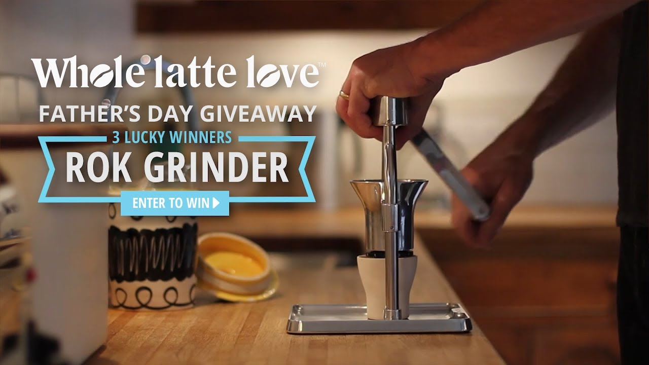 Father's Day Giveaway - Win a ROK Coffee Grinder!