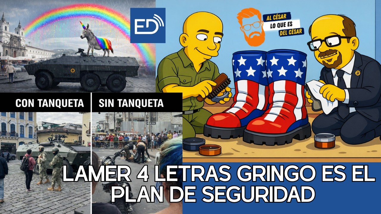 ⚠️Al César lo que es del César🟠 LAMER 4 LETRAS GRINGO ES EL NUEVO PLAN DE SEGURIDAD 🟠
