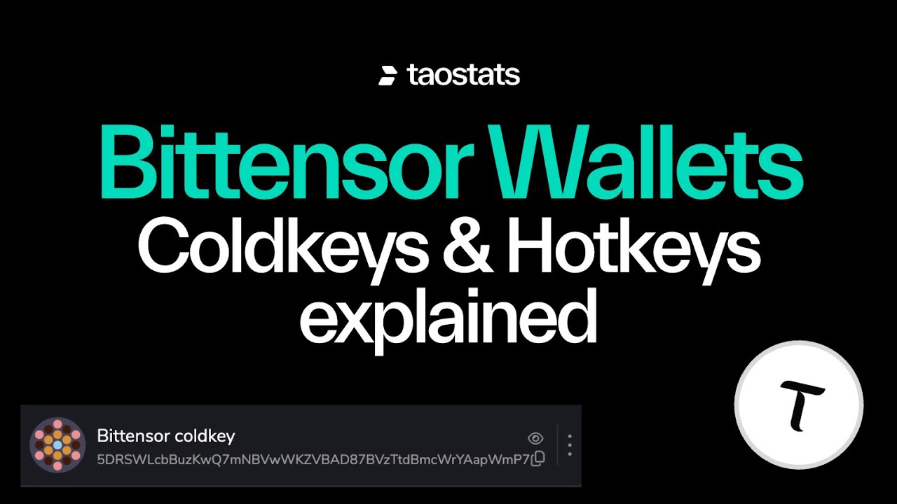 Bittensor Wallets: Coldkeys and Hotkeys explained