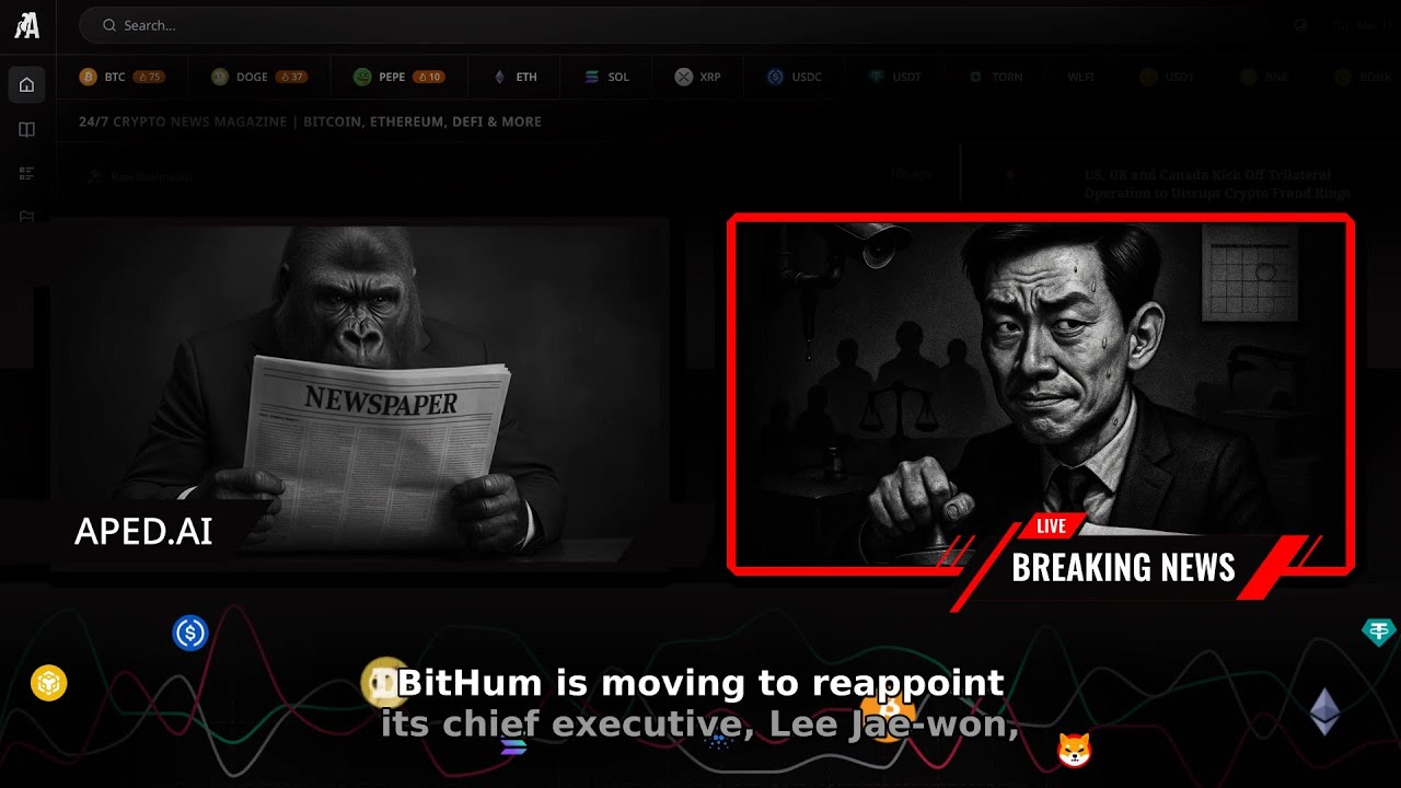 Bithumb seeks CEO reappointment as regulators probe AML lapses and a bitcoin &ldquo;glitch&rdquo;