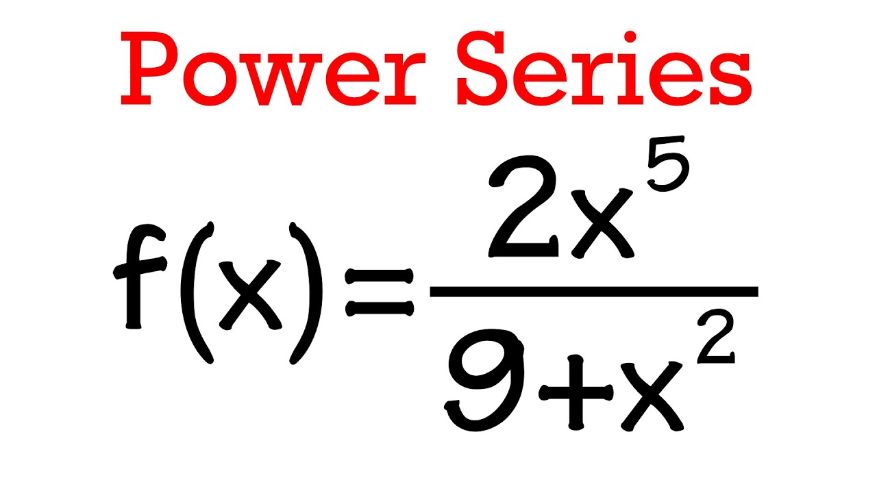 Power series expansion of a rational function