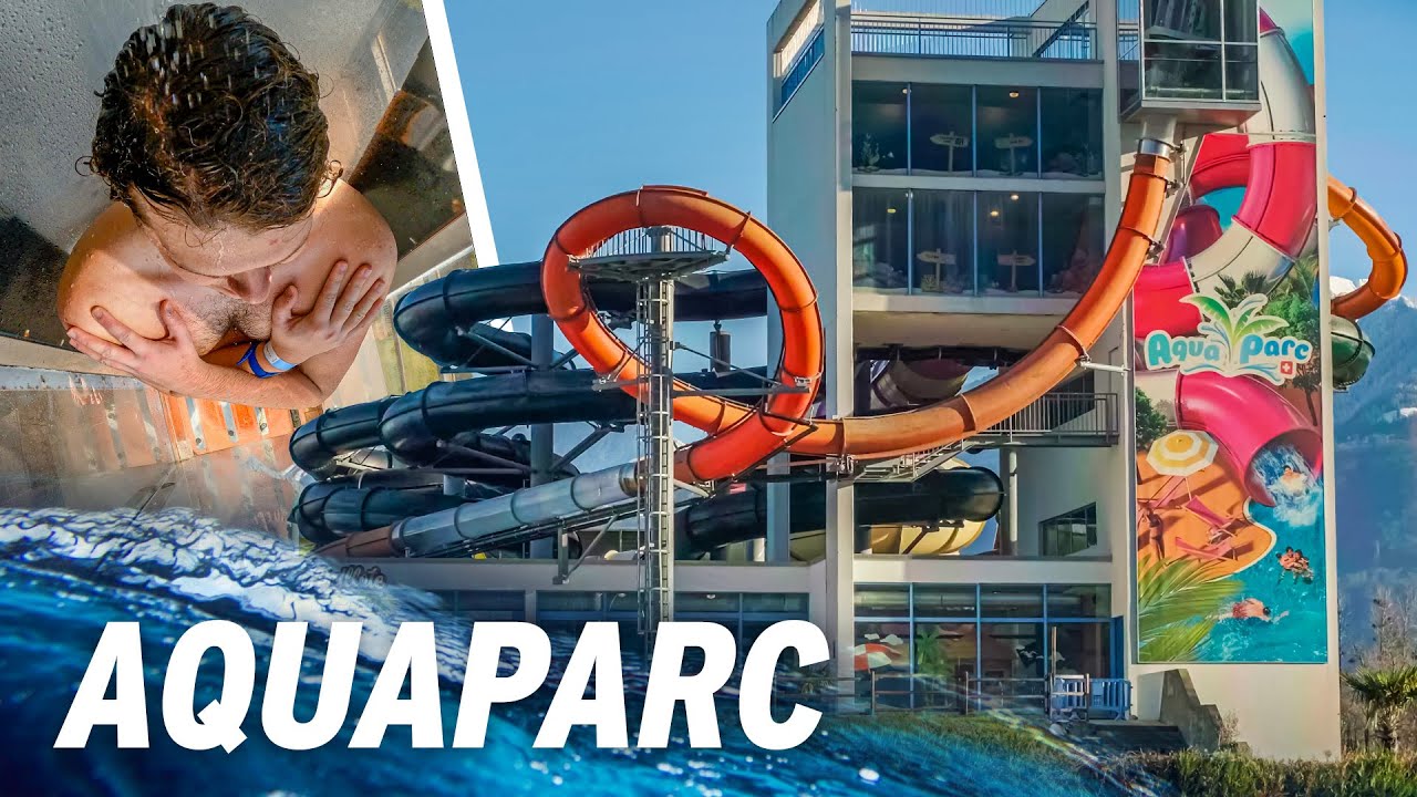 All Slides at Aquaparc [2023] Amazing Indoor Water Park in Switzerland