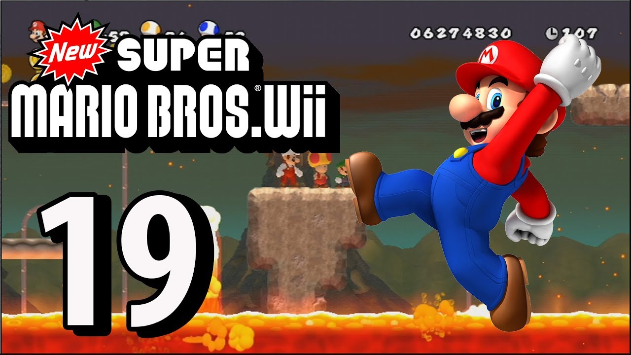 New Super Mario Bros. Wii - Part 19 (4 Player, 2018)
