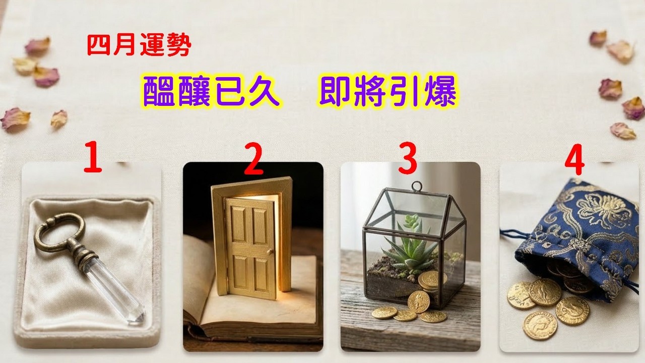 4月驚人翻盤：你低調醞釀的這件事，將迎來『身價暴漲』！準備好迎接，完全屬於你的高光時刻了嗎？｜大眾占卜｜塔羅測驗