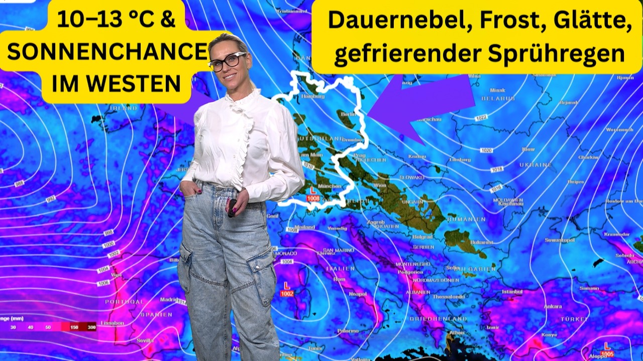 Sonne bis 12 Grad im Westen – doch Osten droht Glatteis! Diese Wetterlage spaltet Deutschland