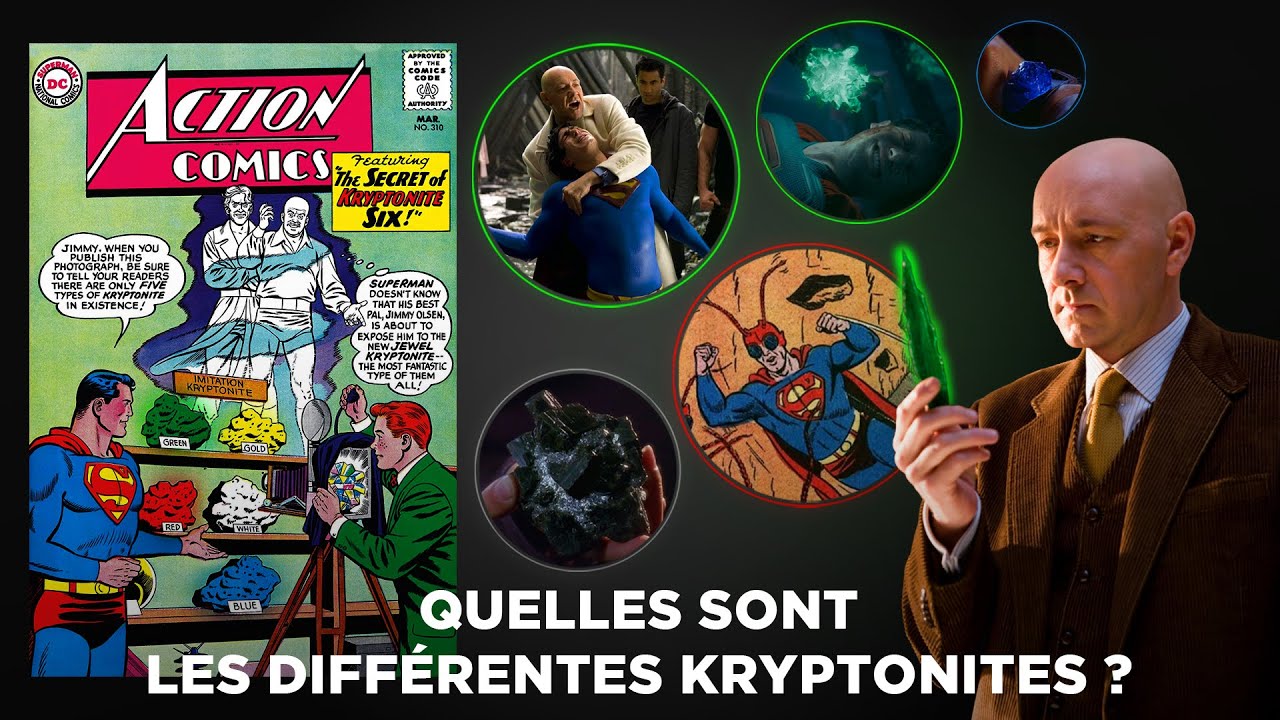 Toutes les Kryptonites de l’Univers Superman (et leurs Effets)