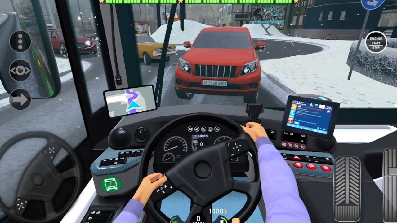 Bus Simulator : EVO - Mobile Gameplay | Long Route City Bus Driving