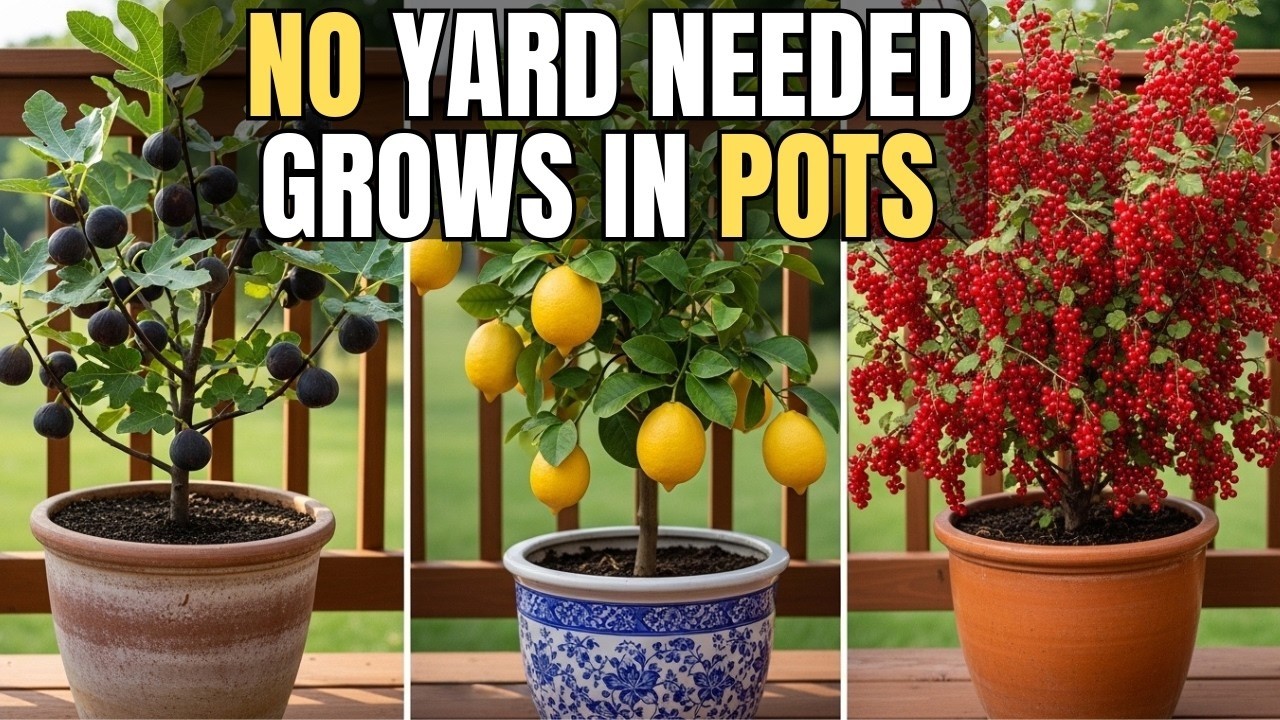 15 Fruits You Can Grow in Containers and Pots — Even in the Shade
