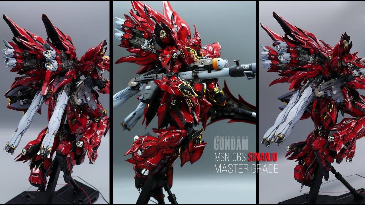The Beautiful Takumi Studio MG Sinanju Conversion Kit │ CUSTOM Build │ガンプラ全塗装