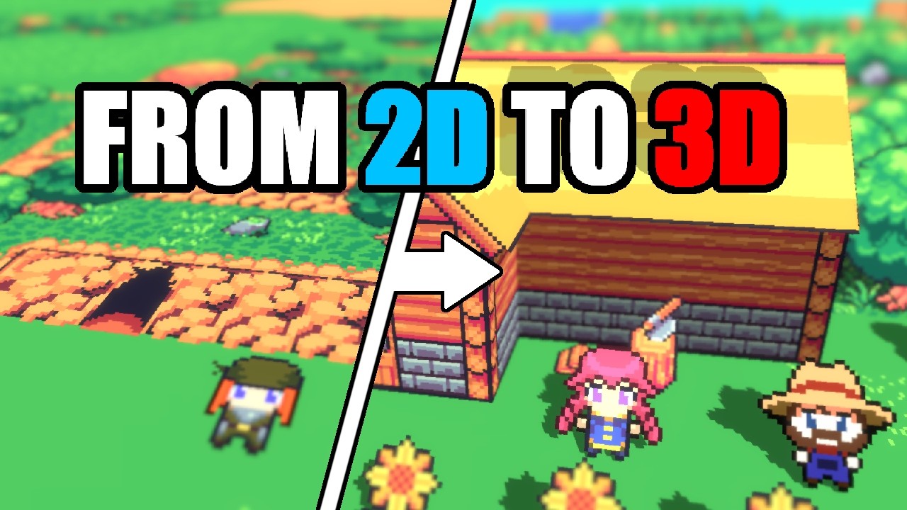 Перевод моей игры из 2D в 3D: Noia Online: инди-разработка MMO, блог разработчиков