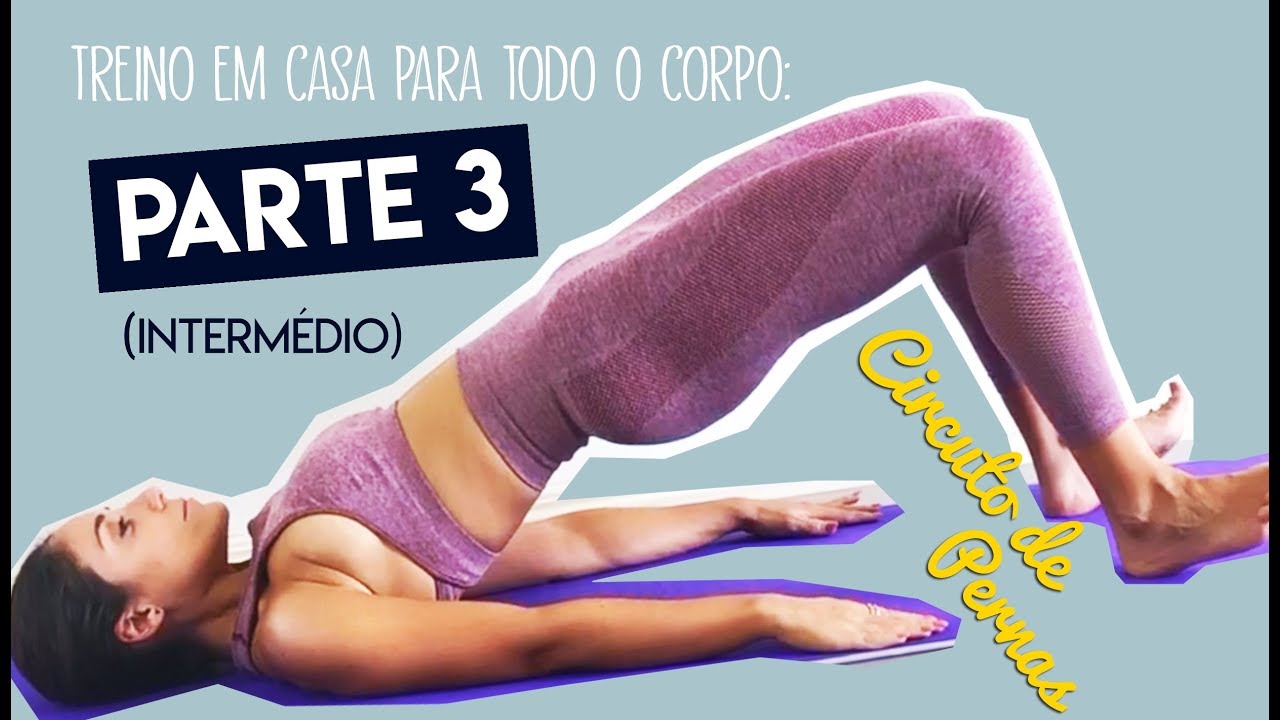 Definir Pernas e Glúteos | Treino em Casa (Nível Intermédio)