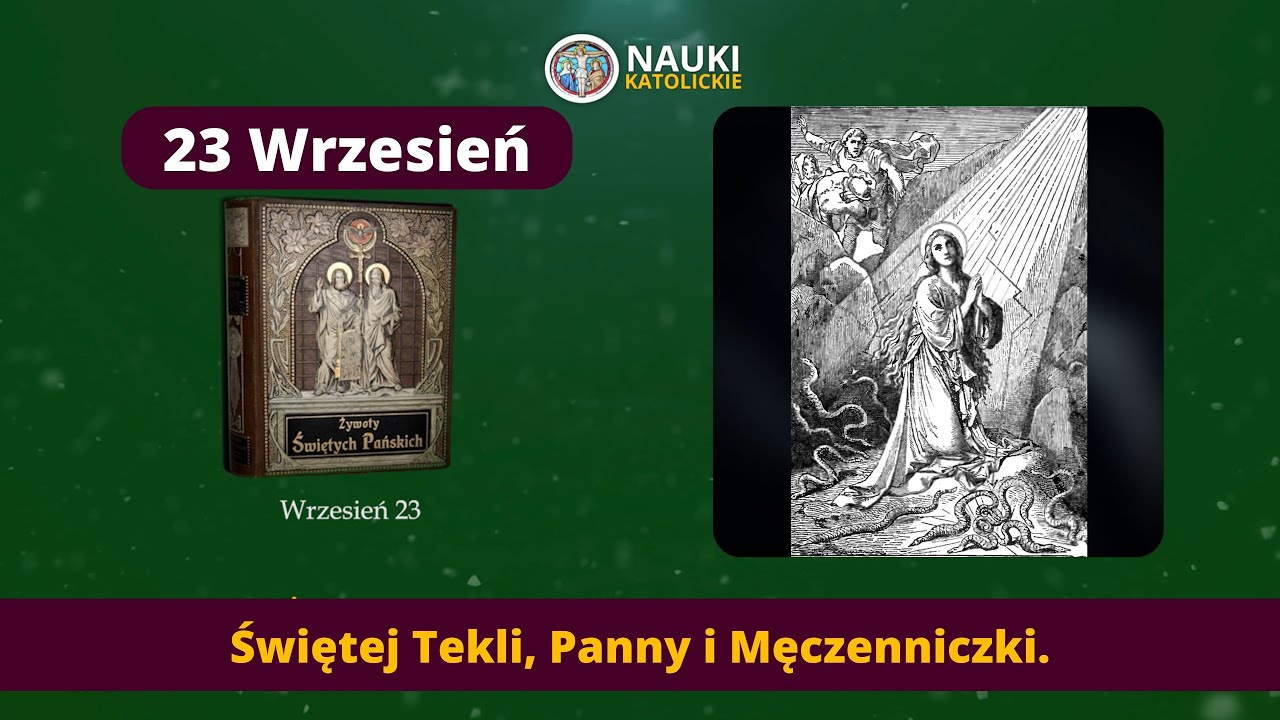 Żywot świętej Tekli Panny i Męczenniczki | Żywoty Świętych Pańskich - 23 Wrzesień - Audiobook 280