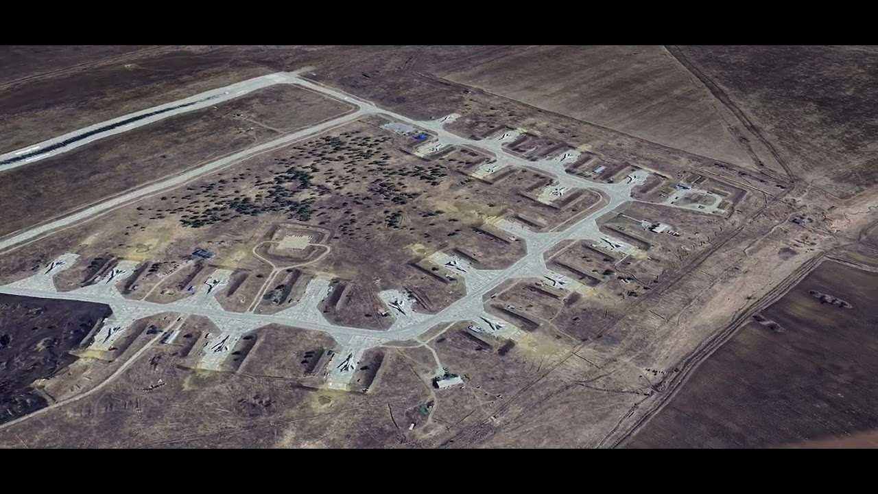 Russia Belaya airbase before attack by ukraine drones