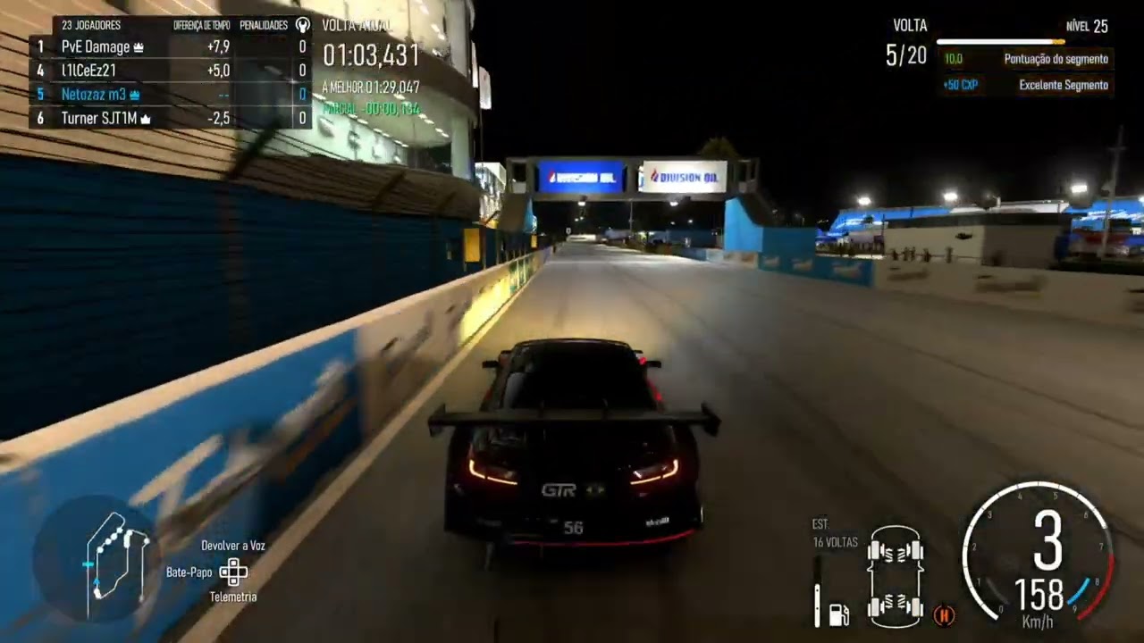Forza Motorsport - Corrida pegada com os primeiros disparando