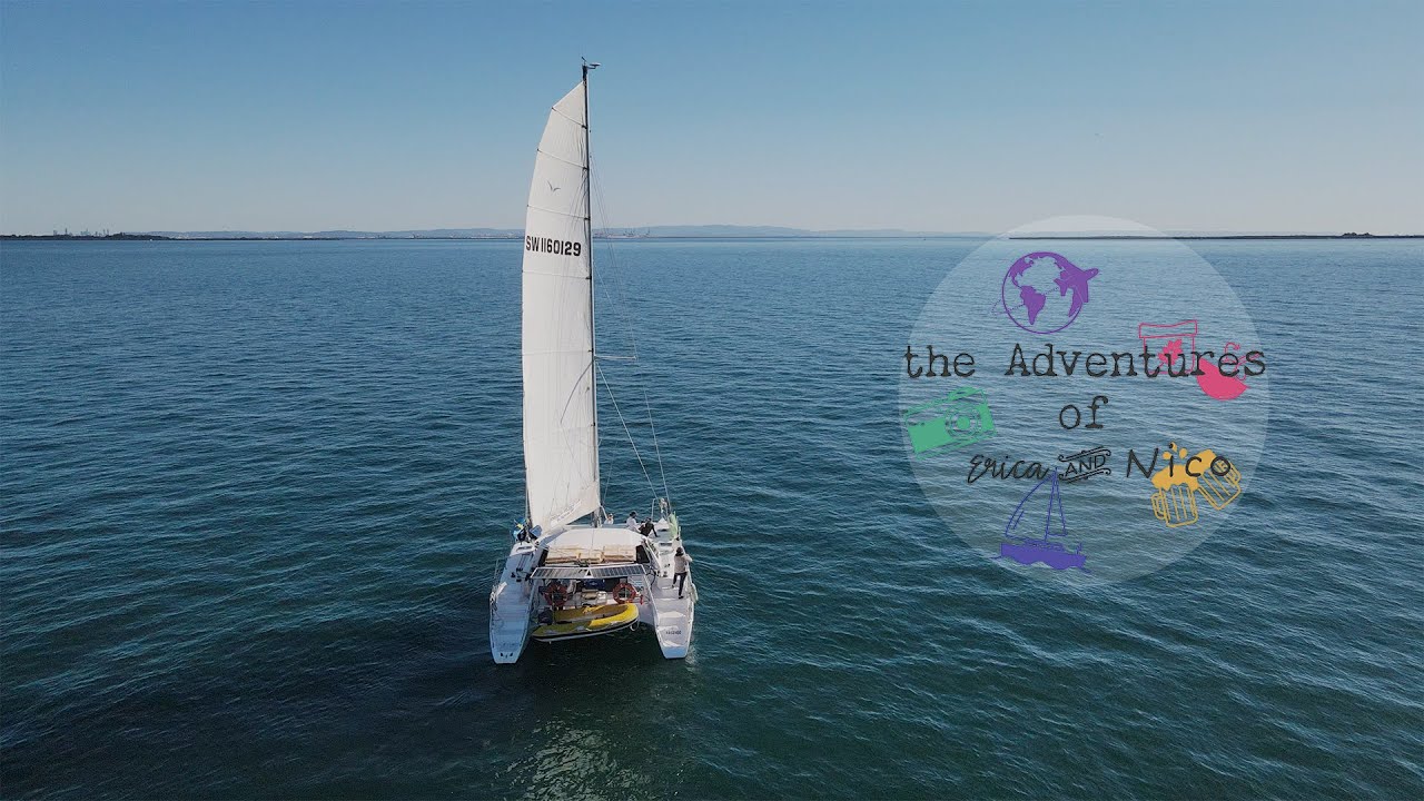 Sailing with Friends in Moreton Bay on a Seawind 1160