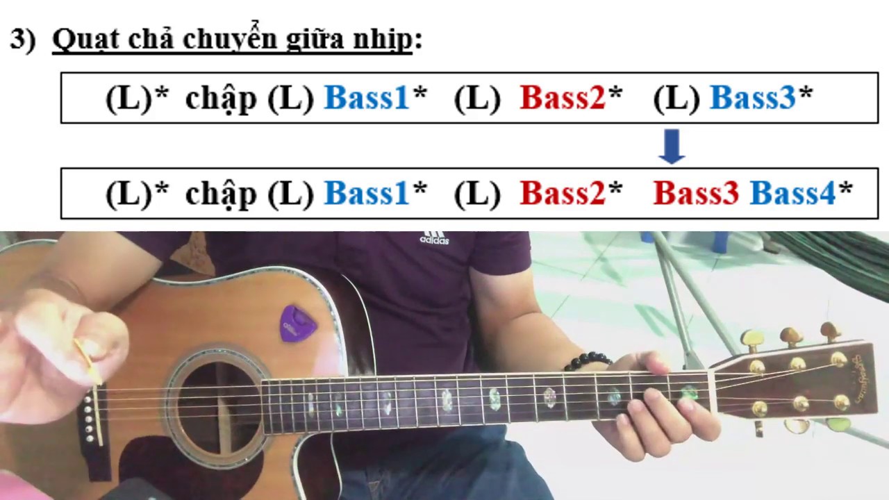 GUITAR BOLERO BÀI 01n: Hướng dẫn quạt chả Bolero cơ bản 3 cấp độ