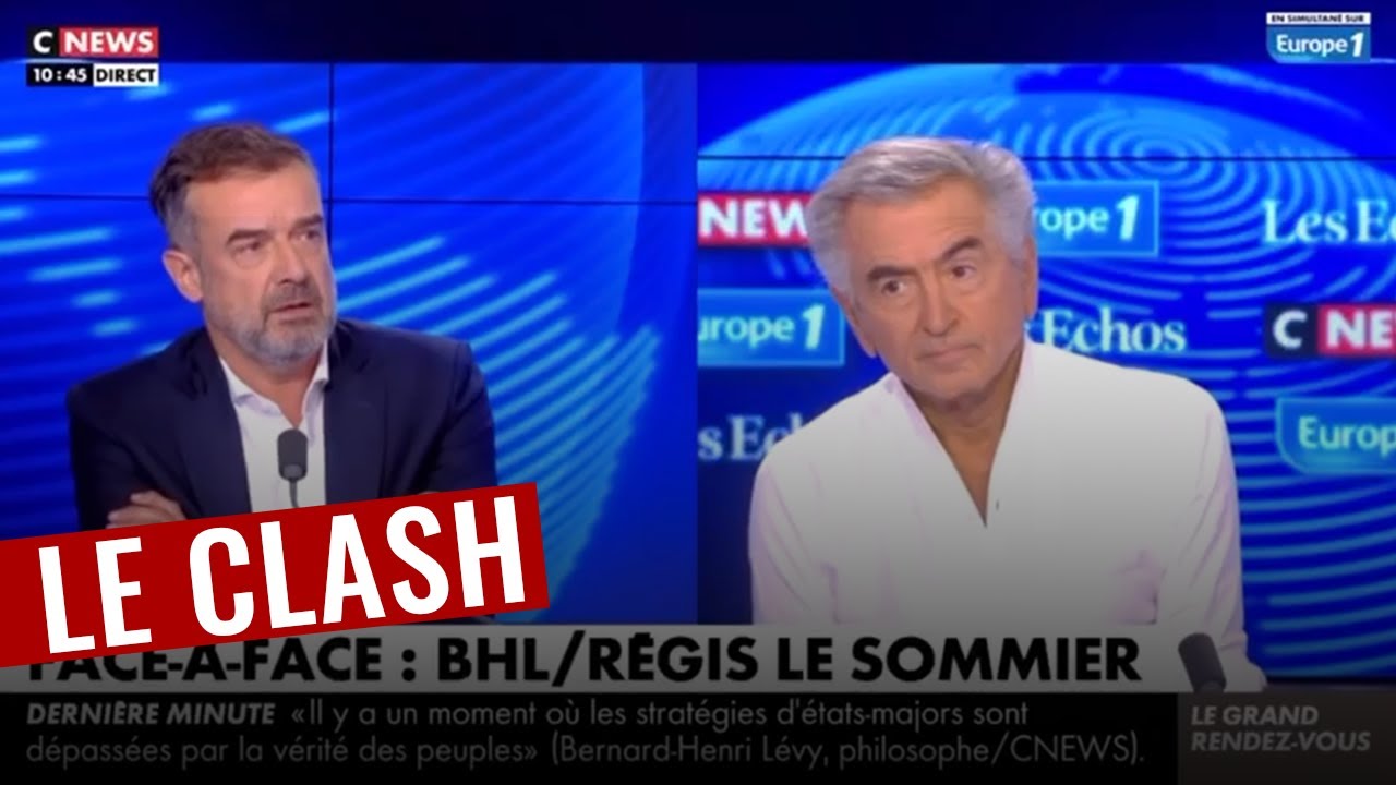 Clash BHL VS Régis Le Sommier : “pourquoi ne portez-vous pas de casque sur le front ?”