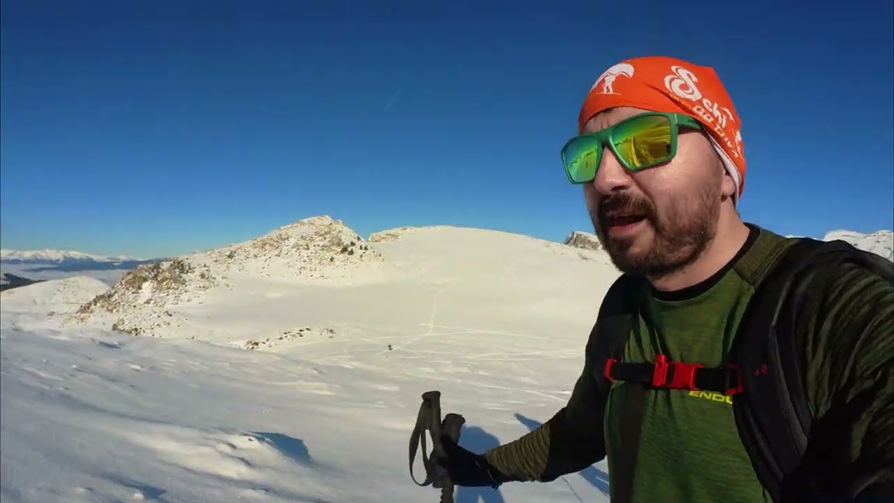 Prima zi de ski de tura, Vf Tataru, muntii Bucegi