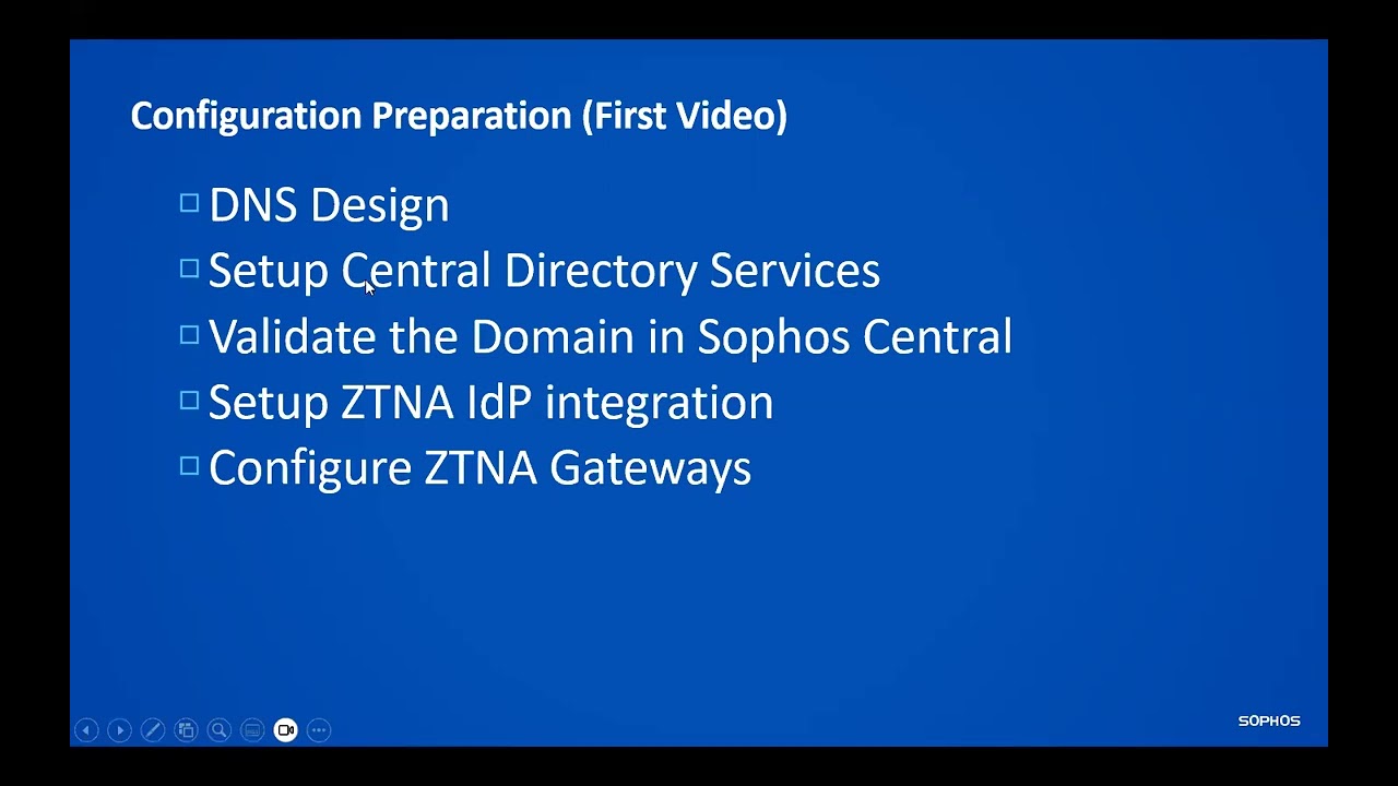 Sophos - Zero Trust Network Access (ZTNA) - Configuration Part 1