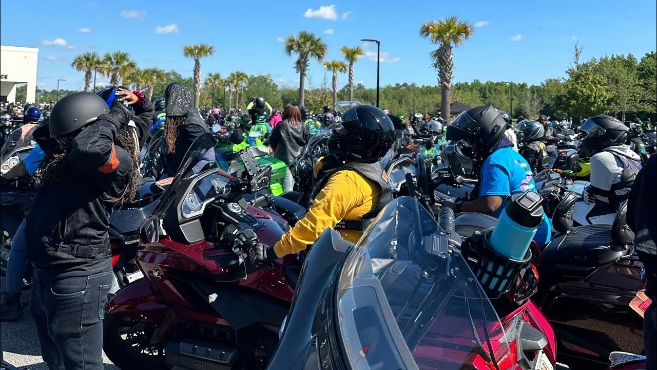 2024 10th Annual Jacksonville All Female Ride Lineup, Departure and Return