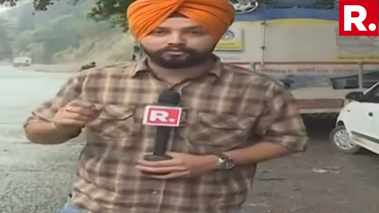 Republic TV Reports From J&K's Ramban District On The Encounter Between Terrorists & Indian Army