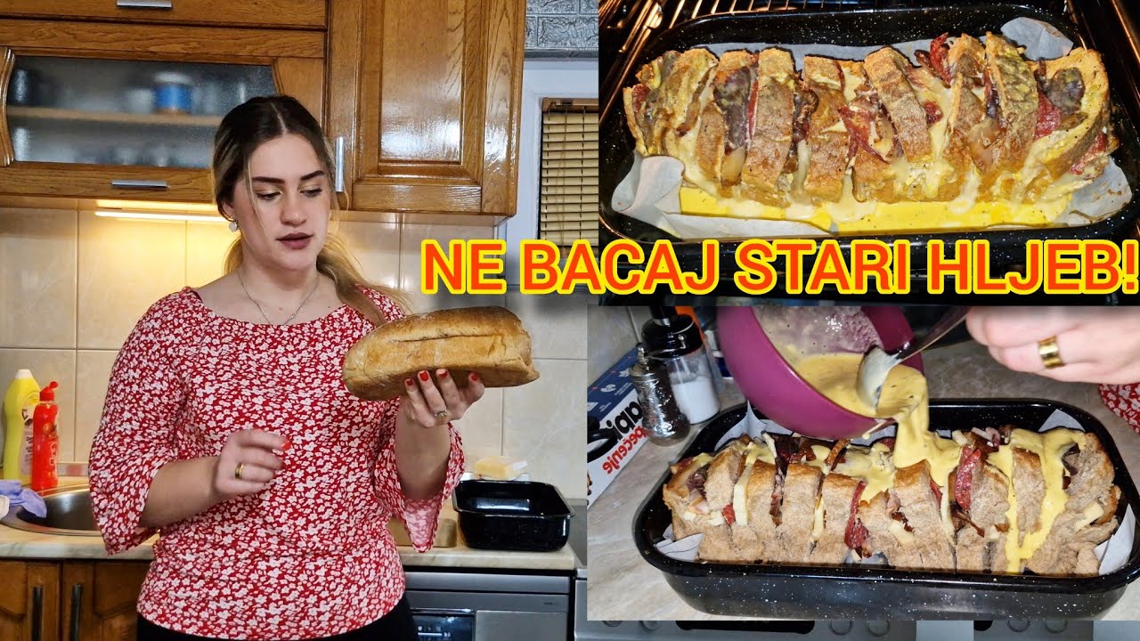 Stari hljeb nikad ne bacam❗️već napravim preukusno jelo od njega 👈