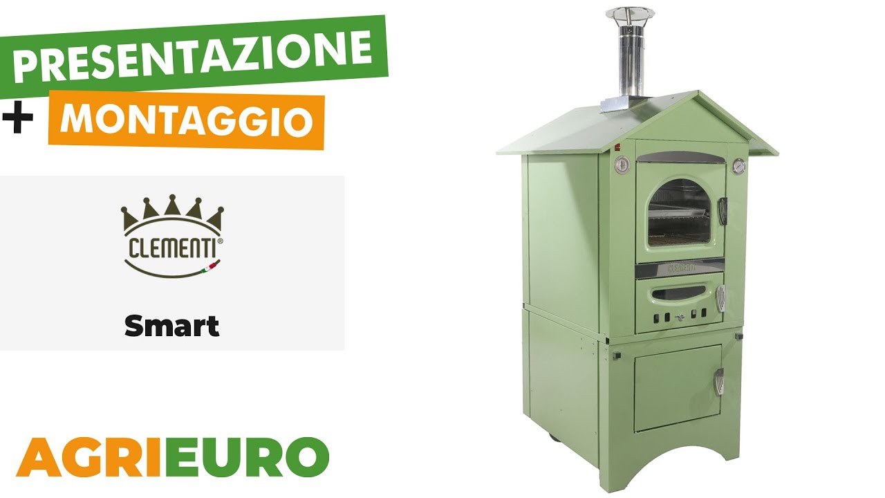 Clementi Smart - Forno a legna per pizza da esterno - Presentazione e Montaggio
