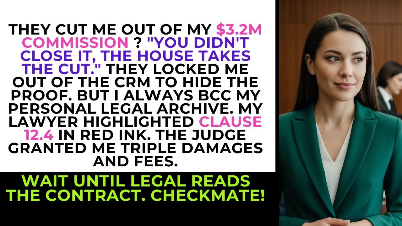 Cut Me Out of My Own $3 2M Commission Wait Until Legal Reads Clause 12 4  Checkmate