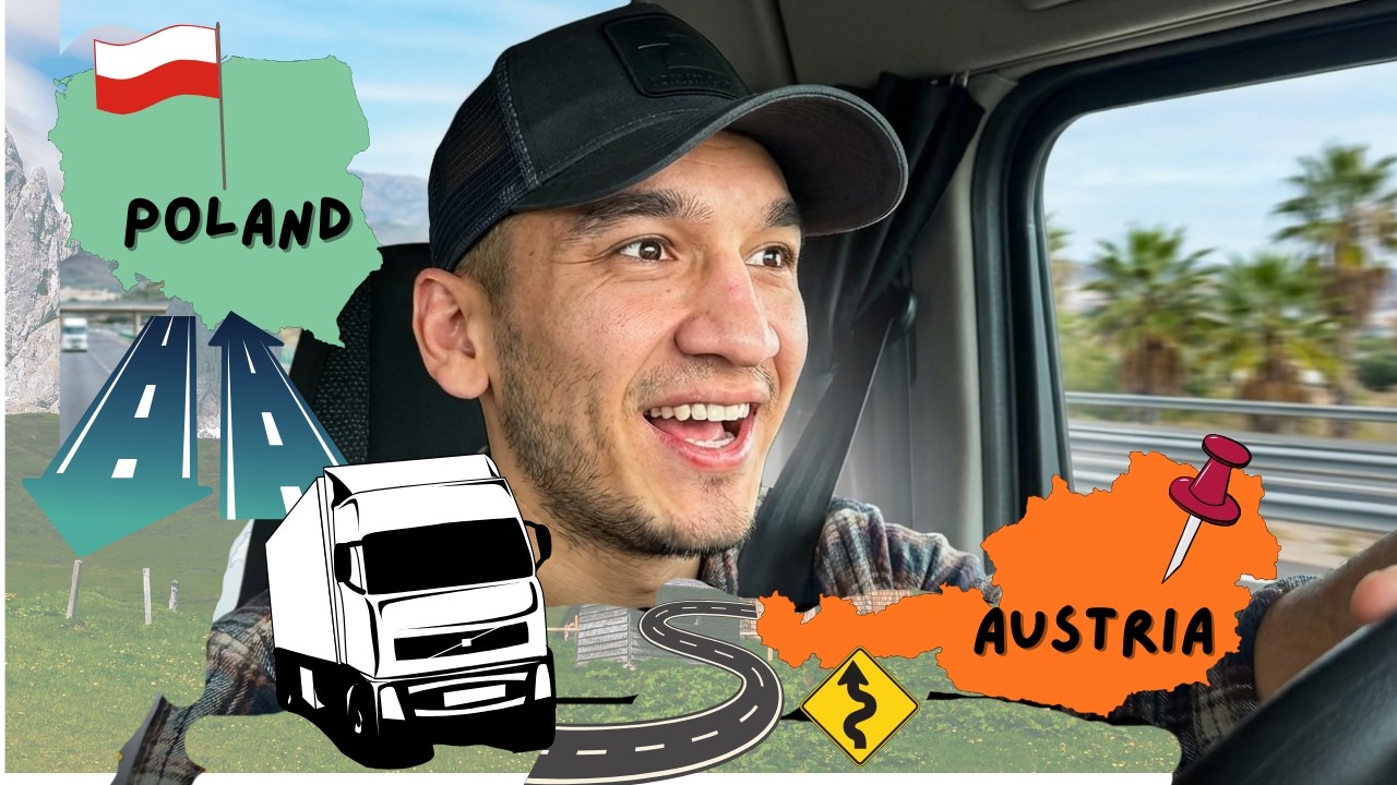 Austria ga 25 tonna yuk olib bordim | o'ta go'zal tog'lar va juda tor yo'llar | Maruf Davlatov
