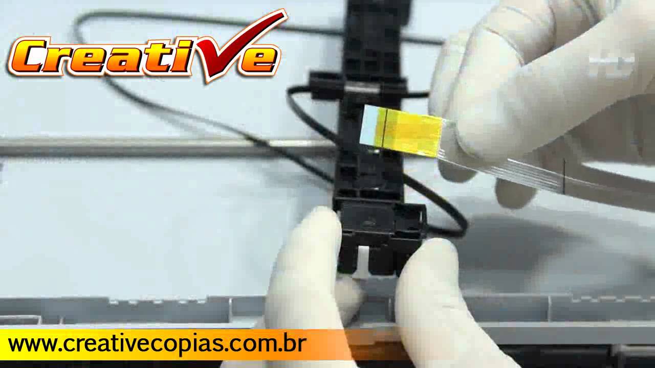 Vídeo Aula Troca Cabo Flat Samsung SCX4200