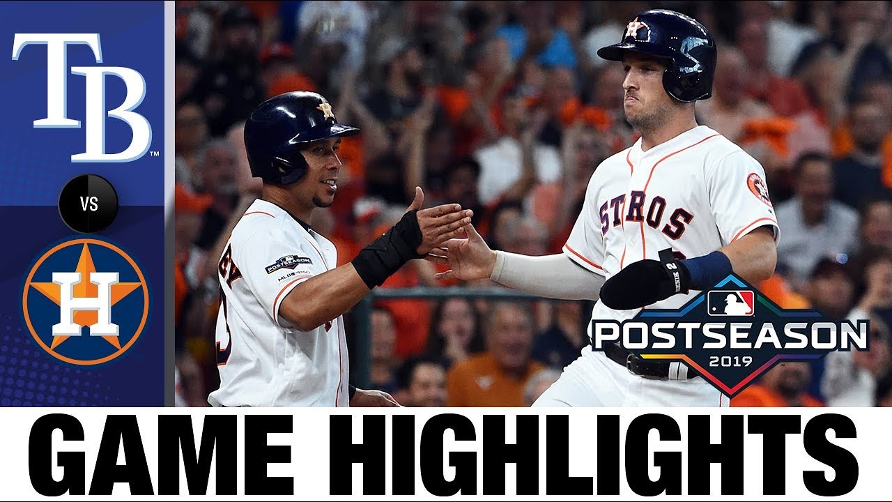 Justin Verlander, Jose Altuve power Astros to Game 1 win | Rays-Astros ALDS Game Highlights