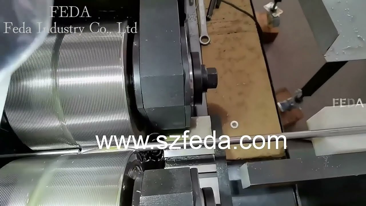 FD-15T Automatic feeding thread rolling machine for making steel rod thread.#machine #factory #auto