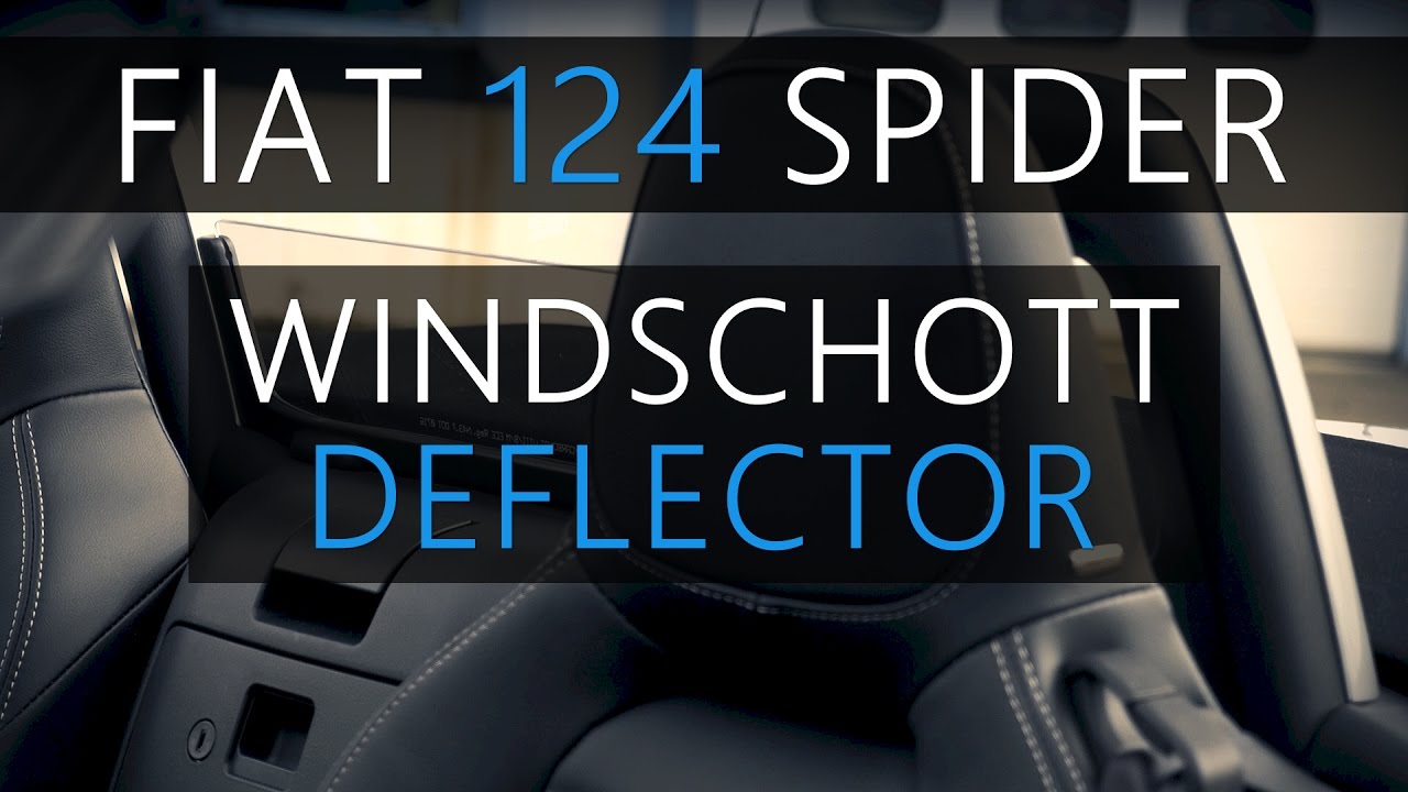 Windschott Fiat 124 Spider | Wind deflector | Windblocker