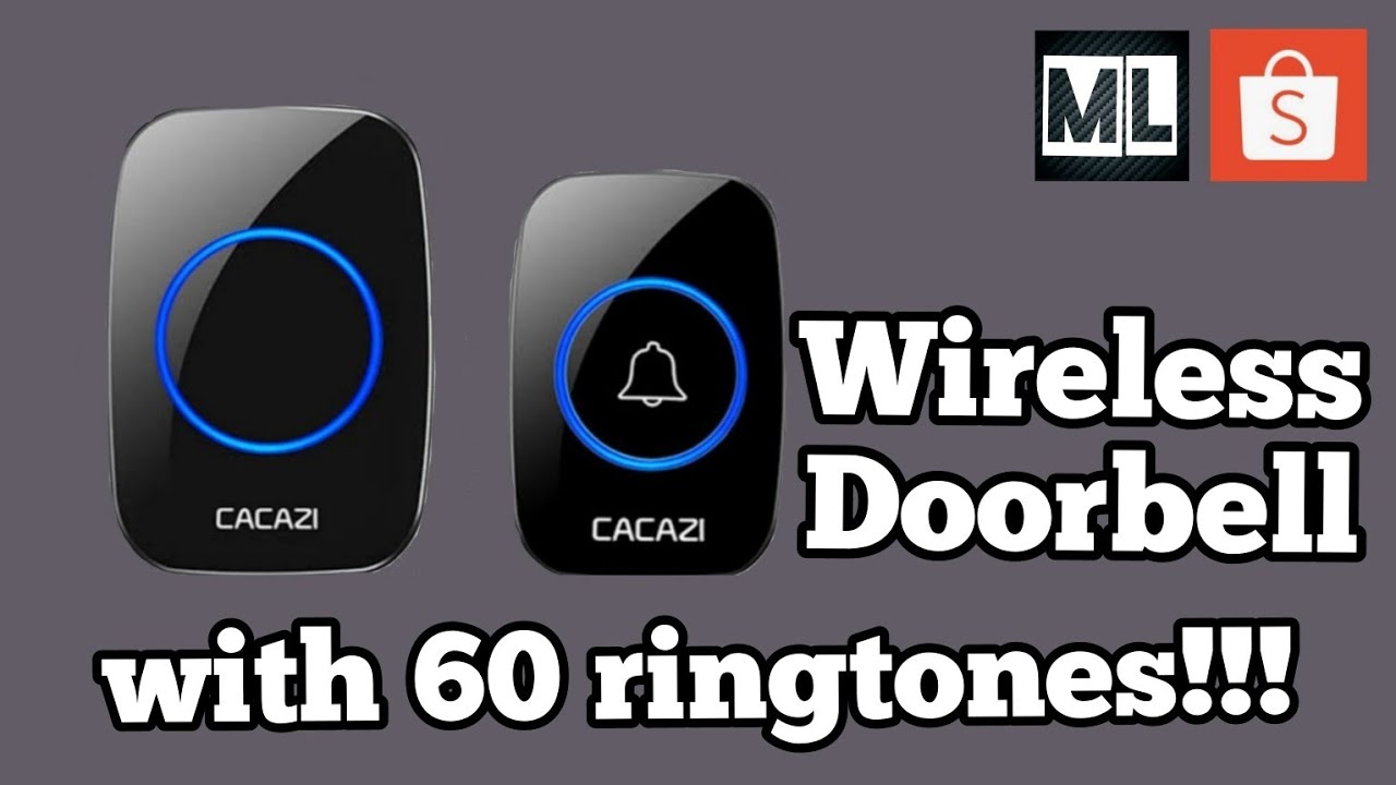 Unboxing: cacazi digital wireless doorbell || shopee haul      #cacaziwirelessdoorbell #cacazi