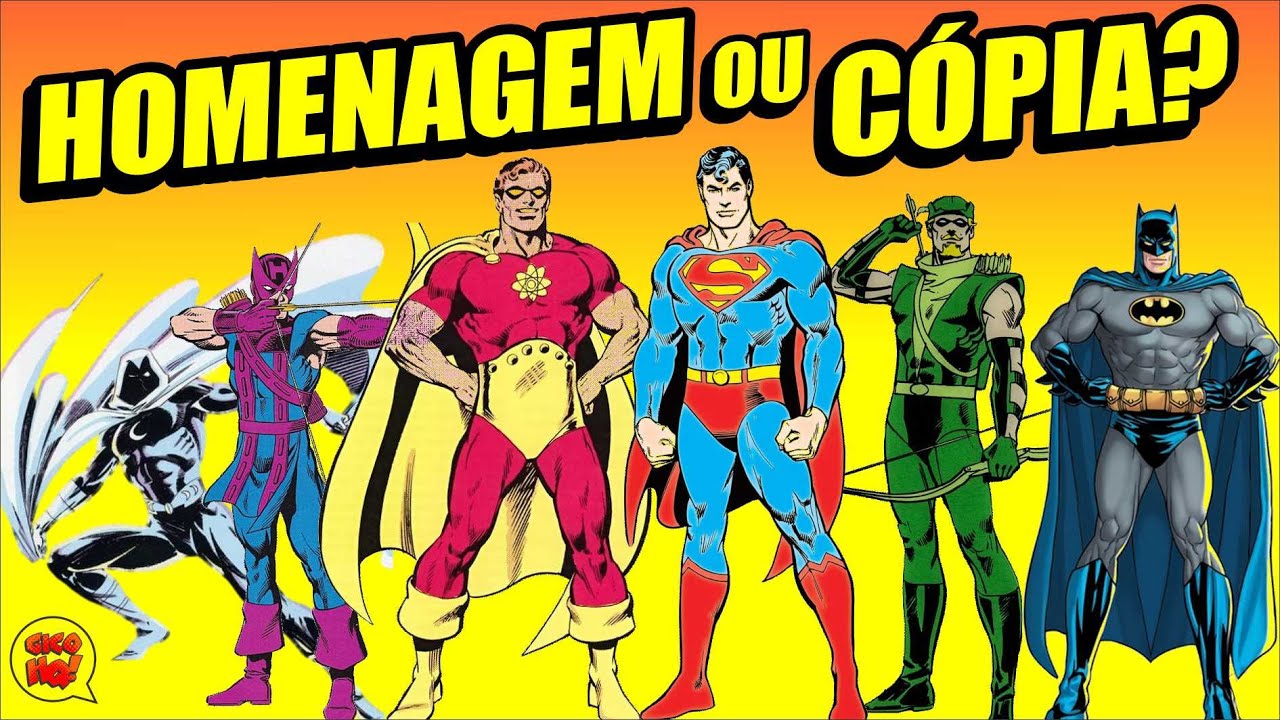 Copia mas NÃO FAZ IGUAL! Personagens copiados de outros?