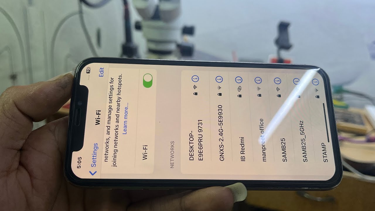 iPhone XS  wifi  not working / Layer problem |