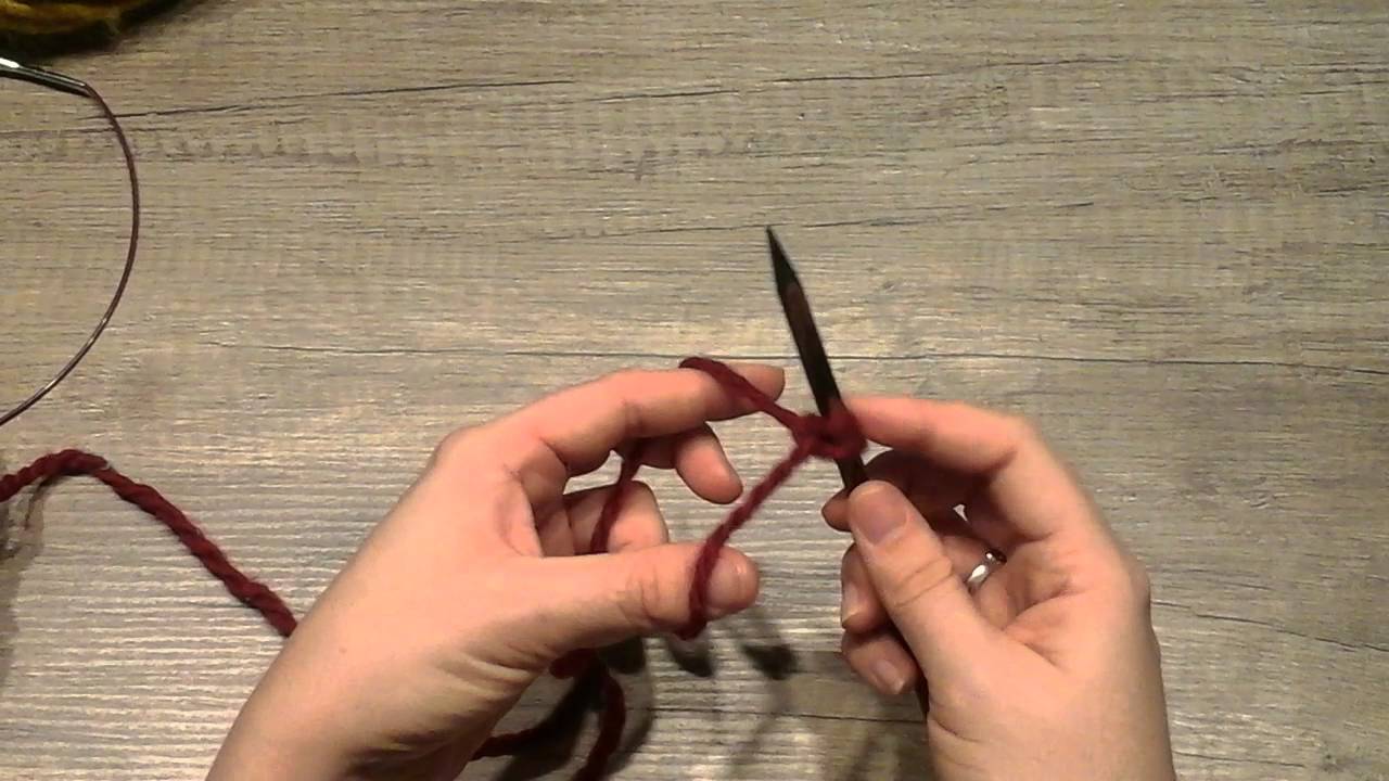 Stricken Maschen aufnehmen