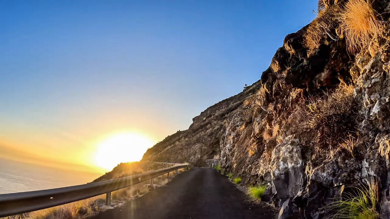 5K Dashcam Scenic Drive – Climbing the Steep Road from Porís de Candelaria Opel Grandland Adventure