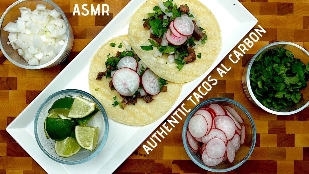 AUTHENTIC STREET TACOS AL CARBON - JUST COOKING SOUNDS