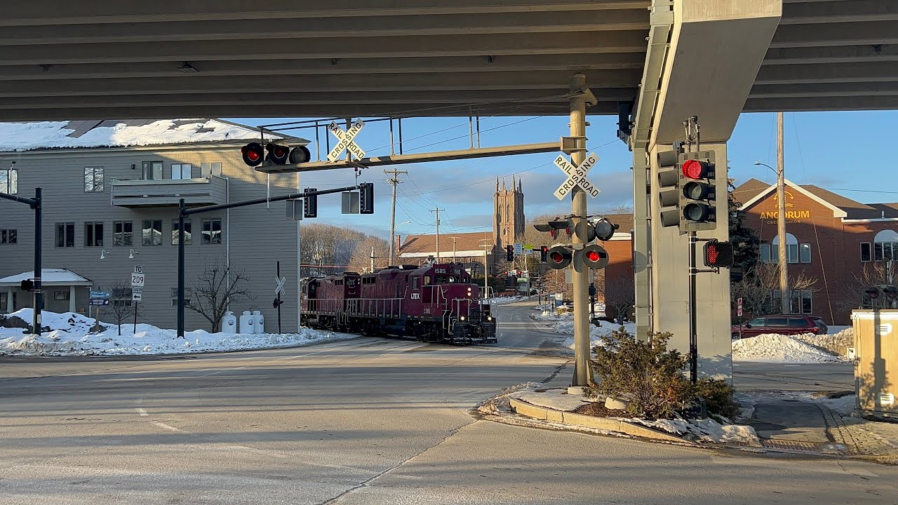 CKRR Coming Through Downtown Bath Lacking Their Steel Load
