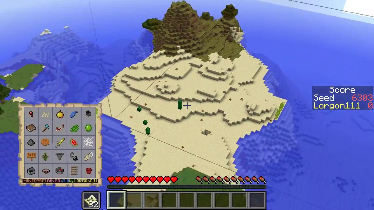 Minecraft BINGO v3.0 - Seed 6303 - Bingo!