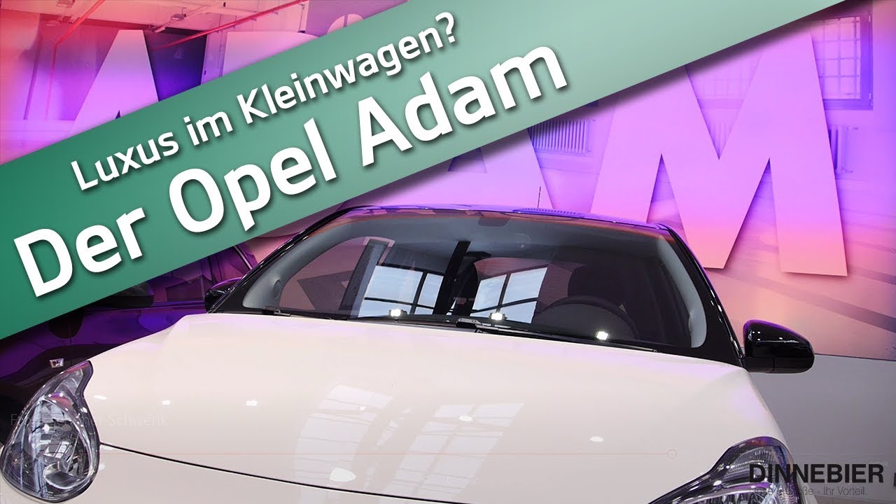 Wie viel Luxus kann der Adam? - Ausstattungshighlights im kleinen Opel