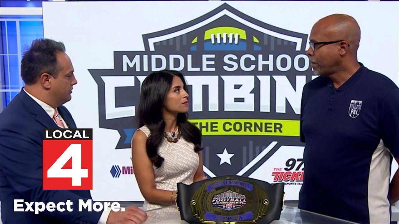 Detroit PAL's middle schools football combine
