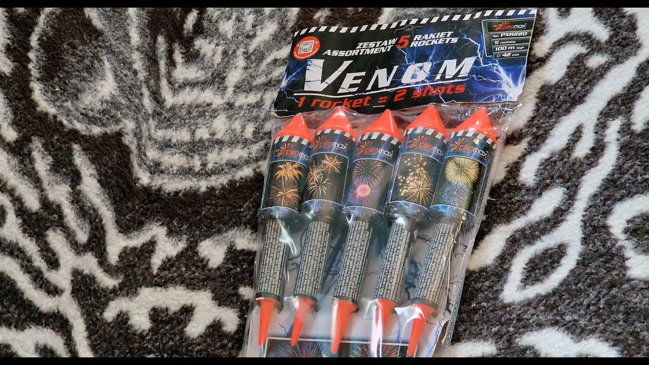 Rakiety Venom PXR220 od Piromax - Podwójny Efekt