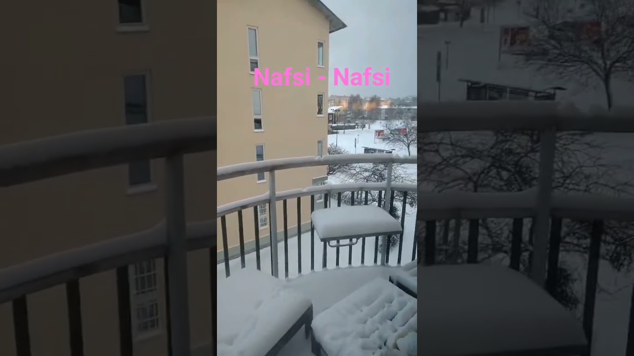 heavy snowfall in my surroundings 