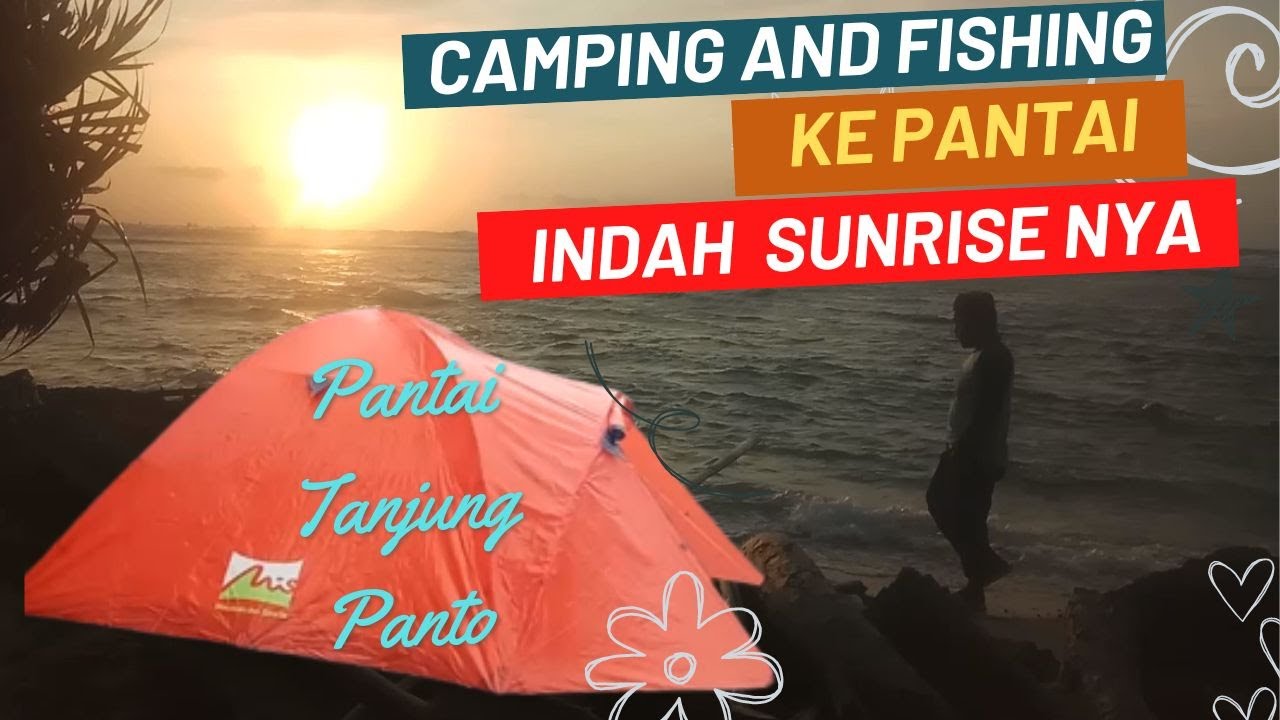 CAMPING RAME RAME || CAMPING DAN MANCING DI PANTAI PART PART 1 #camping #fishing #asmr