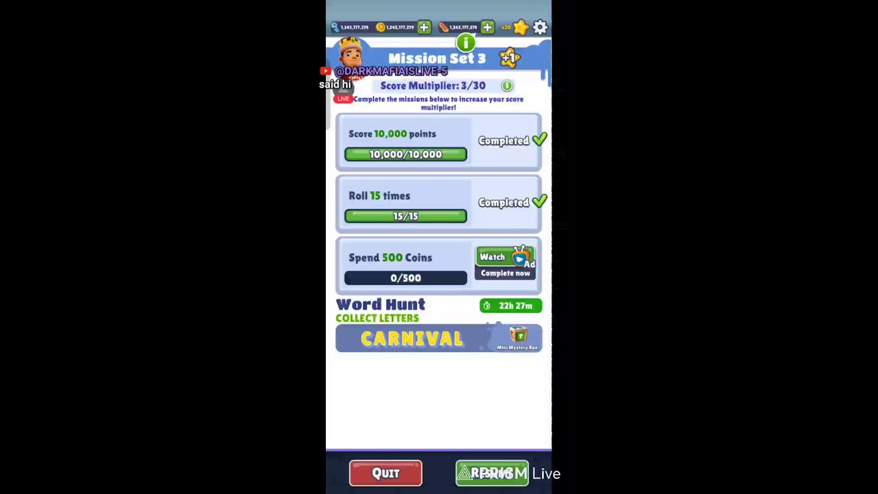 SUBWAY SURFERS LIVE 10 MILLION HIGH SCORE CHALLENGE | HIGH RUN SCORE #subwaysufers #shorts #viral